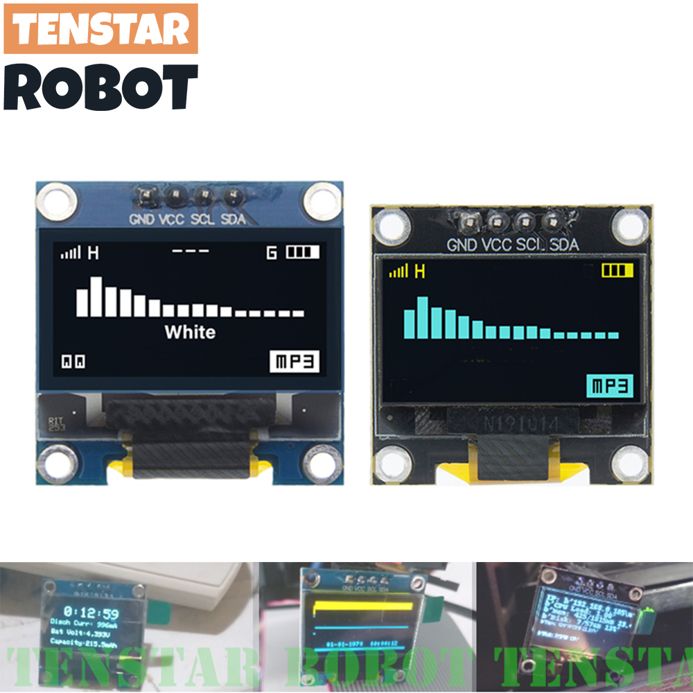 Ssd1306 - TENSTAR 0.96 Inch OLED SSD1306 White/Blue/Yellow