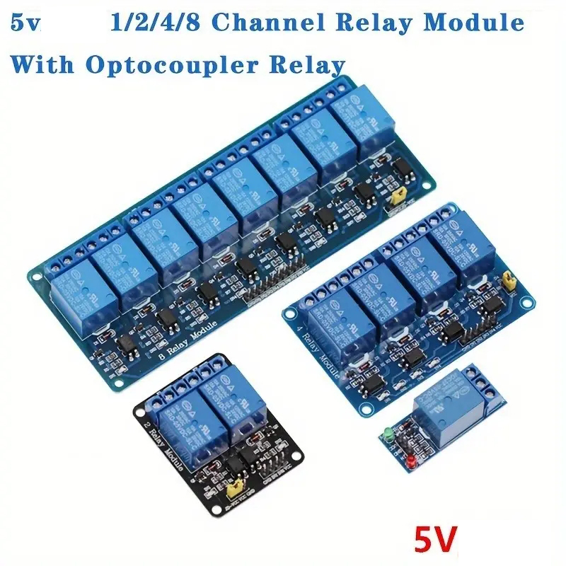Relay Module 4 Channel - 2pc 1/2/4/8 Channel 5v Relay Module