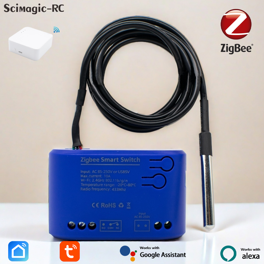 Relay Module 1 Channel - Zigbee Temperature Smart Switch 1 Gang