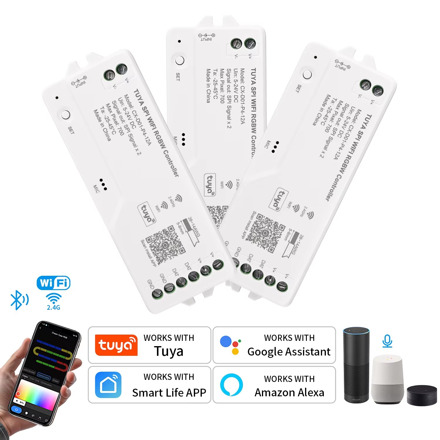 Ws2812B - Tuya Wifi LED SPI RGBIC RGBWIC