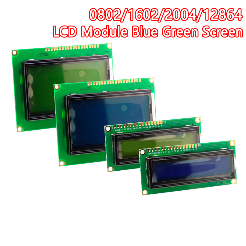 Lcd 1602 - LCD Module Blue Green Screen For