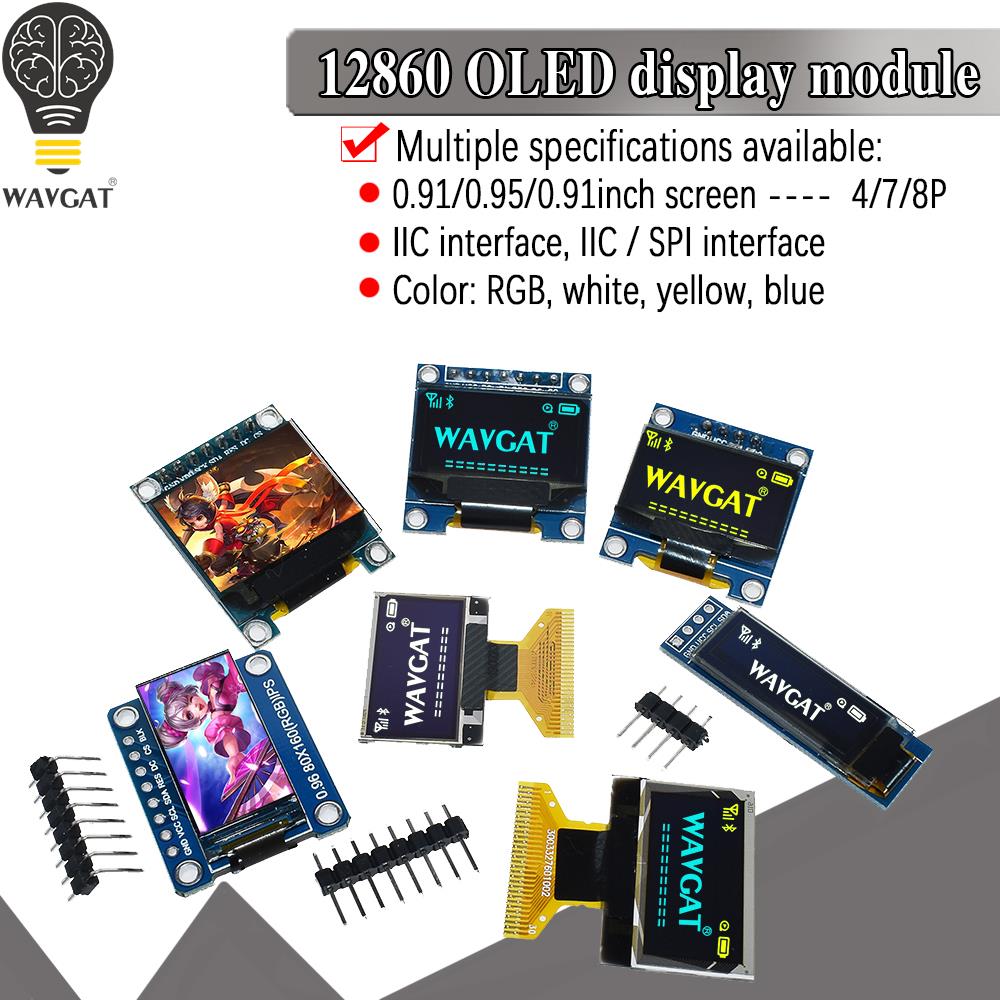 Oled Display 0.96 - White Yellow Blue Color 4Pin 7Pin128X64