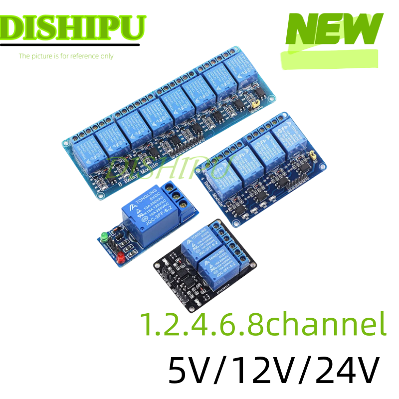 Relay Module 4 Channel - DC 5V 12V 24V 1 2
