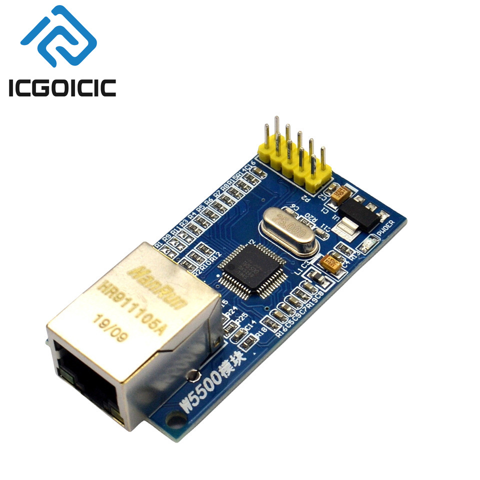 Ethernet W5500 - W5500 Ethernet Module – Hardwired TCP/IP,
