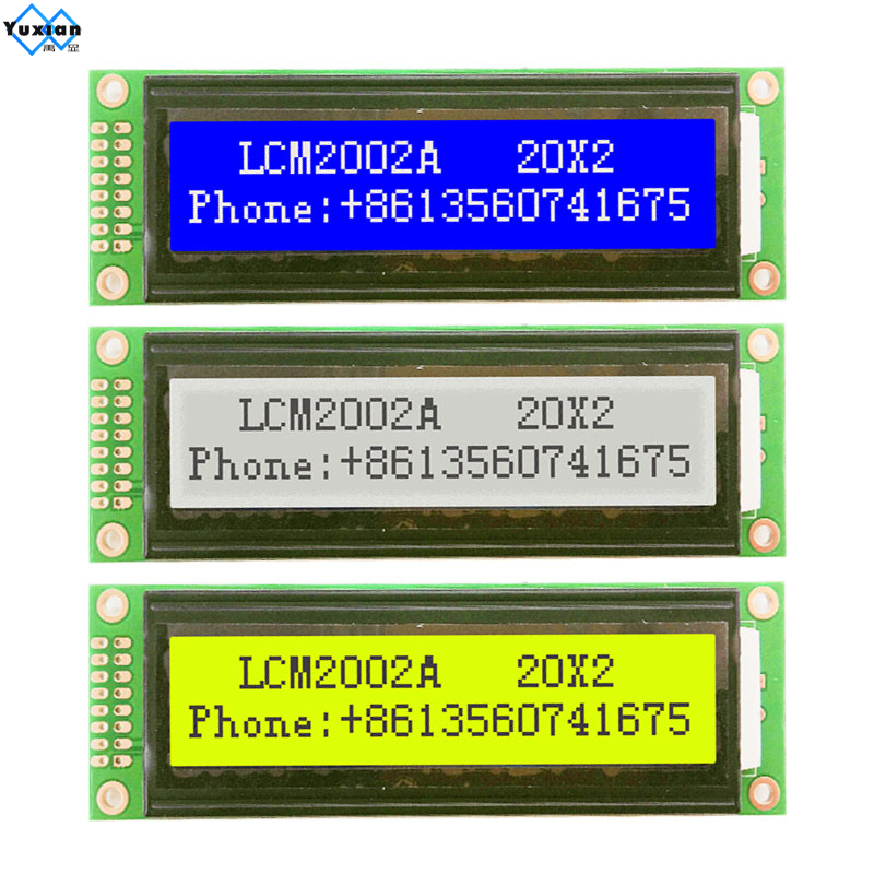 Lcd 1602 - 20X2 LCD Display Module I2C 2002A