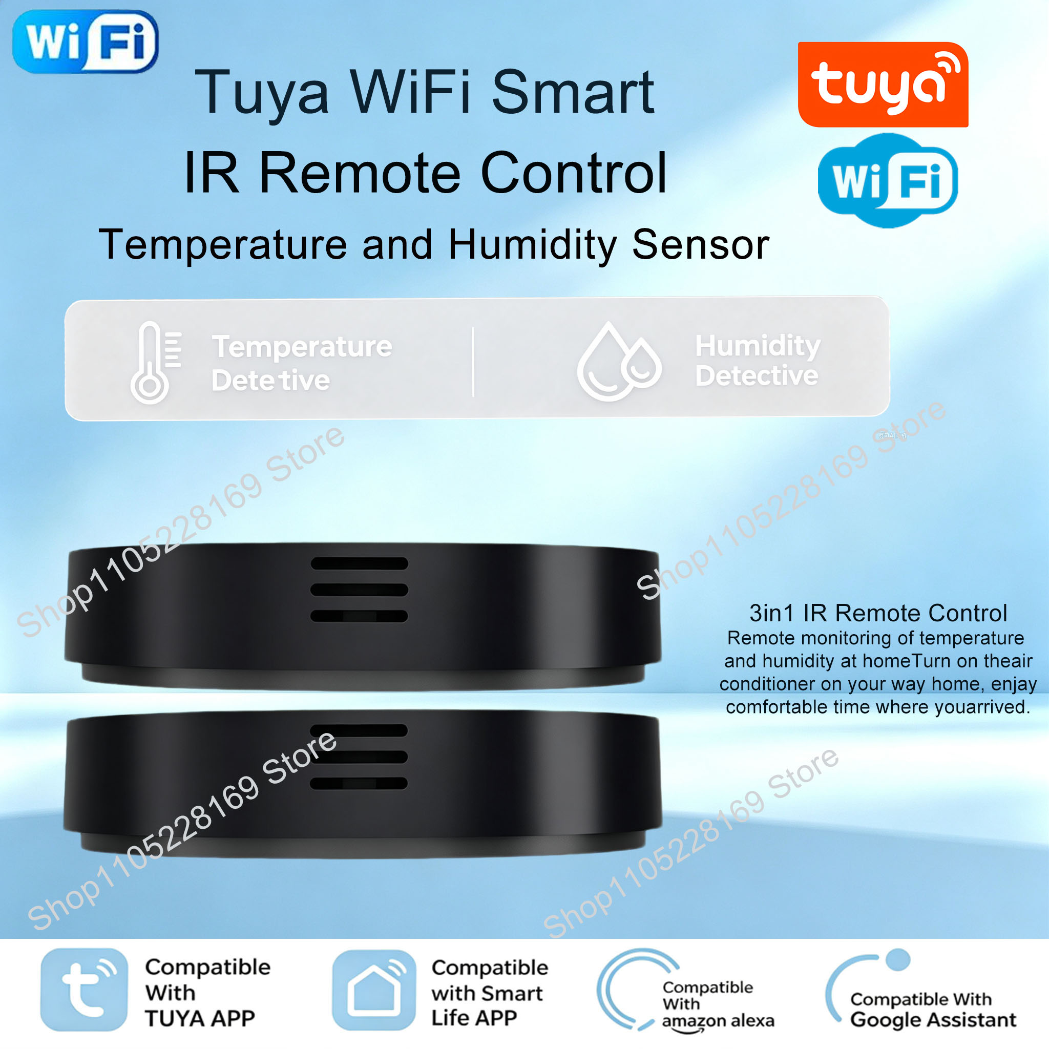 Ir Remote Module - Tuya WiFi 3-in-1 IR Remote with