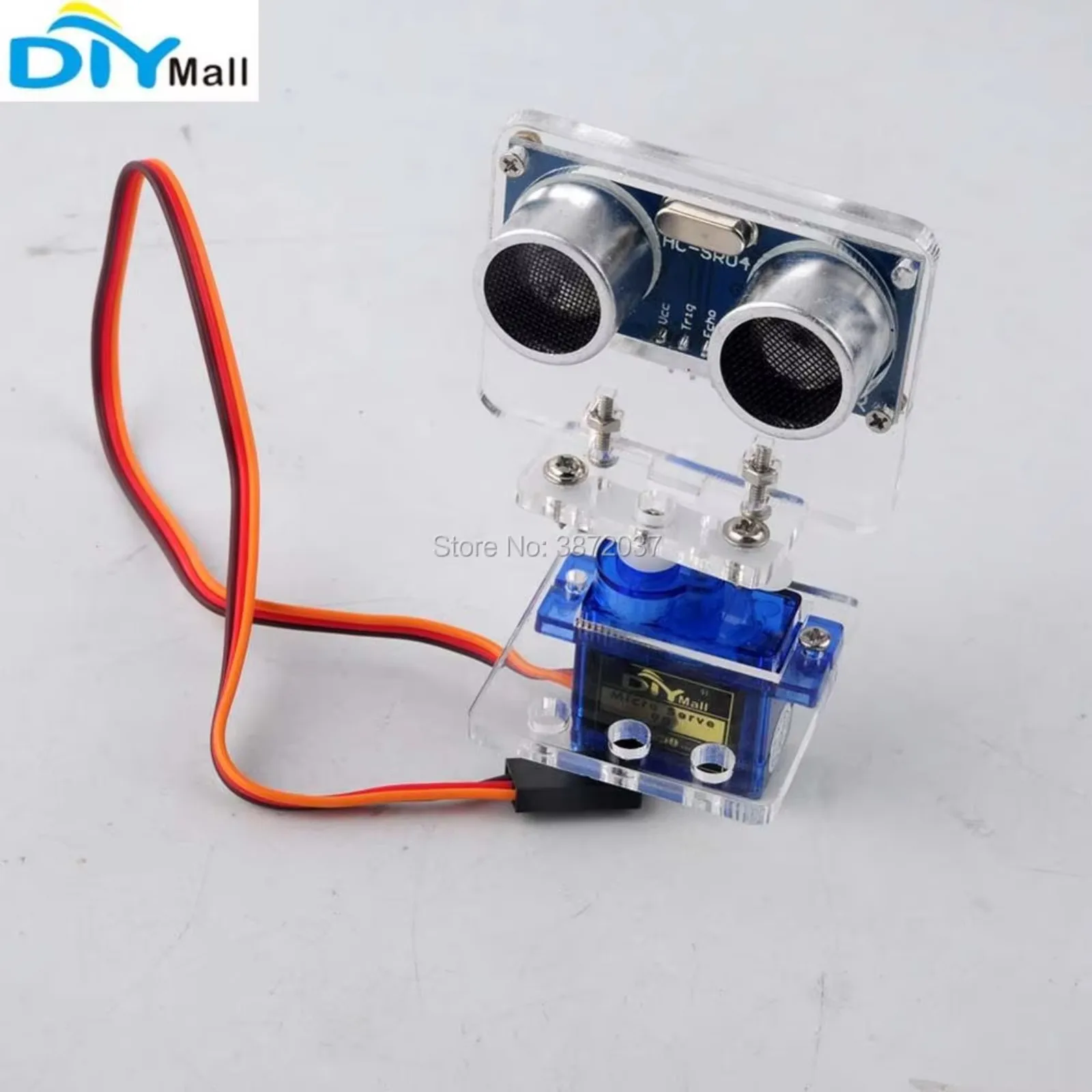 Ultrasonic Sensor Hc-Sr04 - DIYmall HC-SR04 Ultrasonic Sensor & 9G