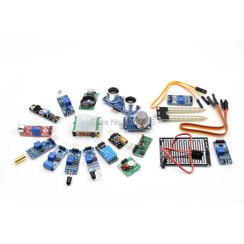 Ultrasonic Sensor Hc-Sr04 - 16 Kinds of Sensor Module Kit
