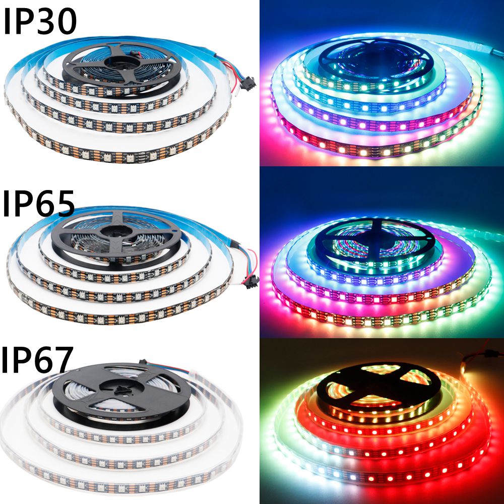 WS2811 WS2812B WS2813 WS2815 5 - Ws2812B Strip 5V ulasan dan harga