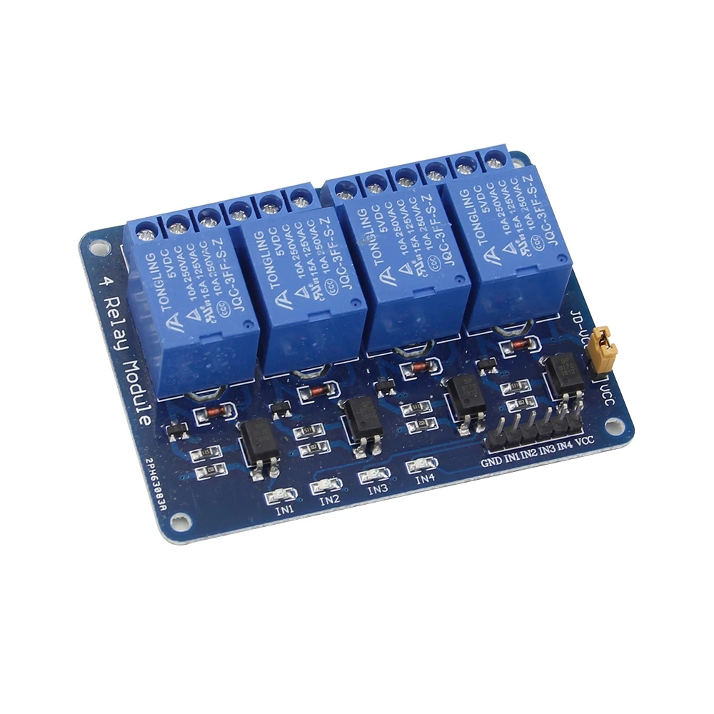 5V 12V 1 2 4 6 8 channel relay - Relay Module 4 Channel ulasan dan harga