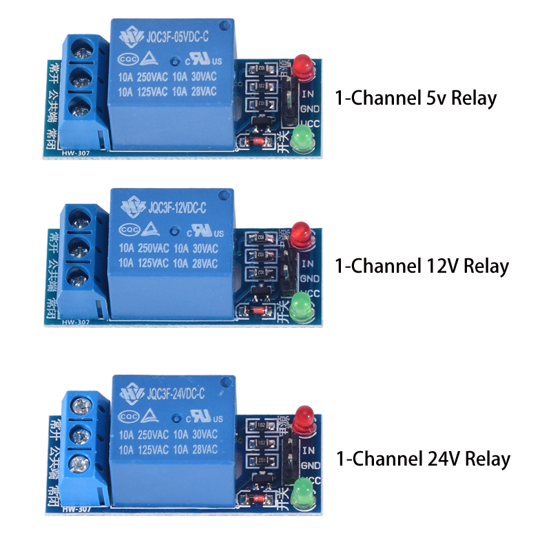DC 5V 12V 24V 1 2 4 6 8 Channe - Relay Module 4 Channel ulasan dan harga
