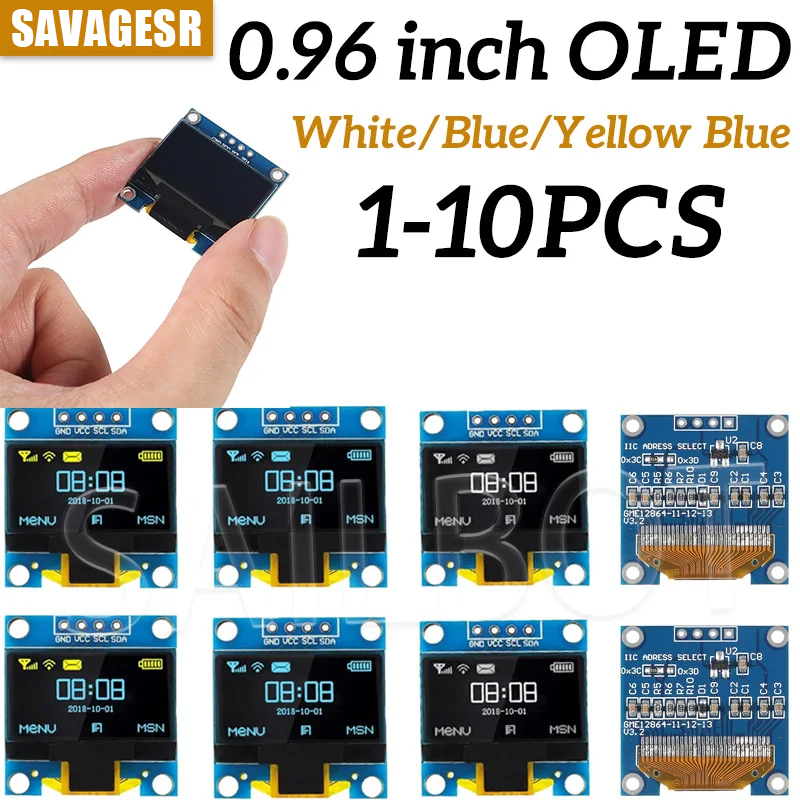 1-10PCS 0.96 Inch OLED Display - Oled Display 0.96 ulasan dan harga