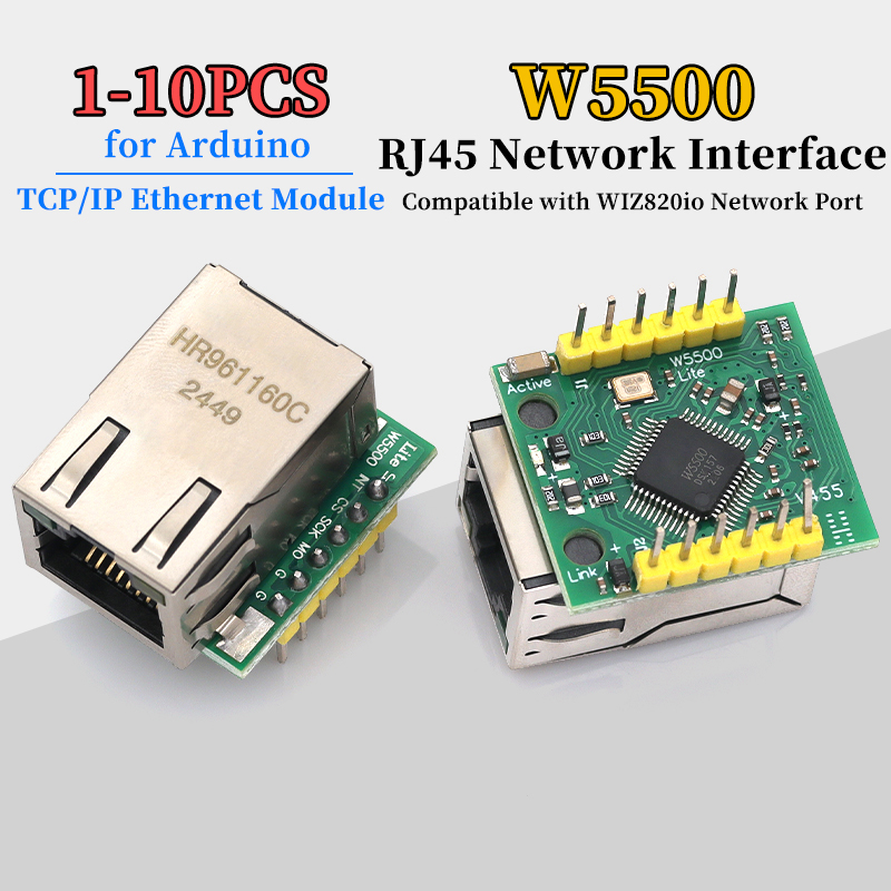 1/5/10Pcs W5500 Module TCP/IP  - Ethernet W5500 ulasan dan harga