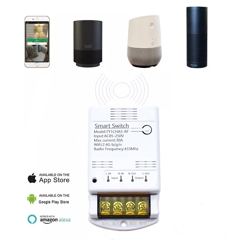 Wifi 30A Relay Module 85-250V  - Ir Remote Module ulasan dan harga
