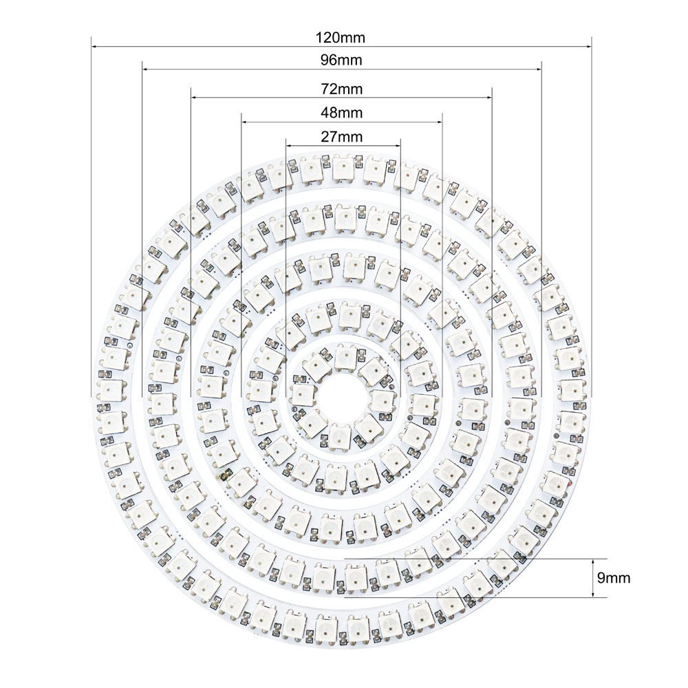 WS2812b Led Ring Addressable 8 - Ws2812B Strip 5V ulasan dan harga