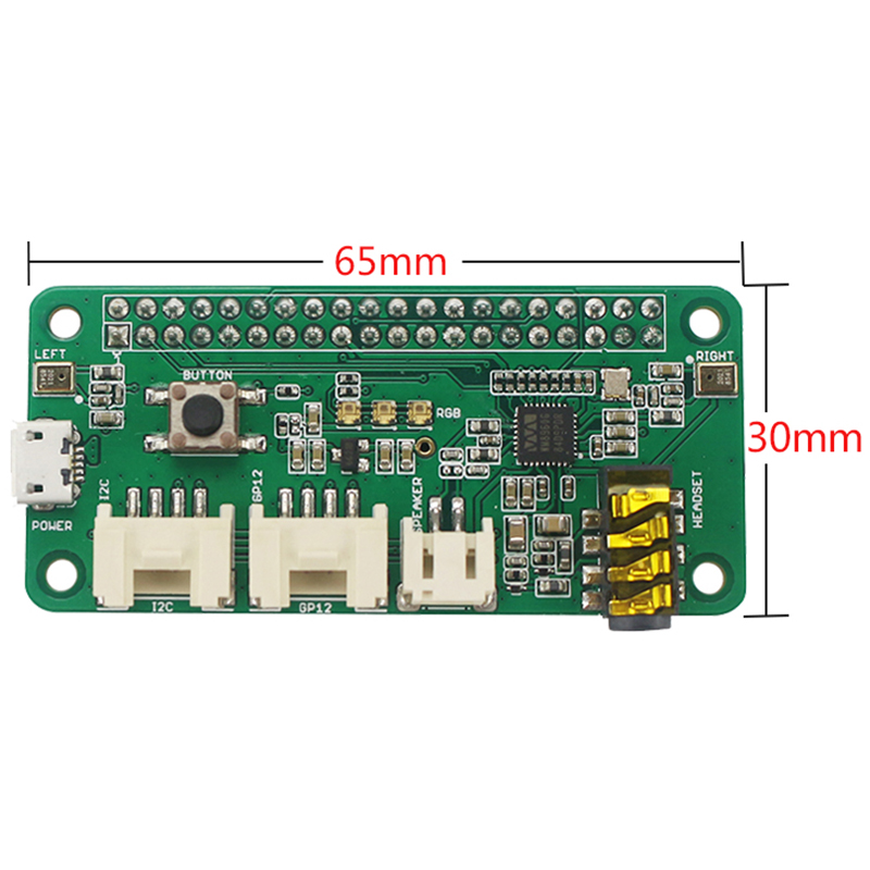 ReSpeaker 2-Mics Pi Hat for 4  - Microphone Module ulasan dan harga