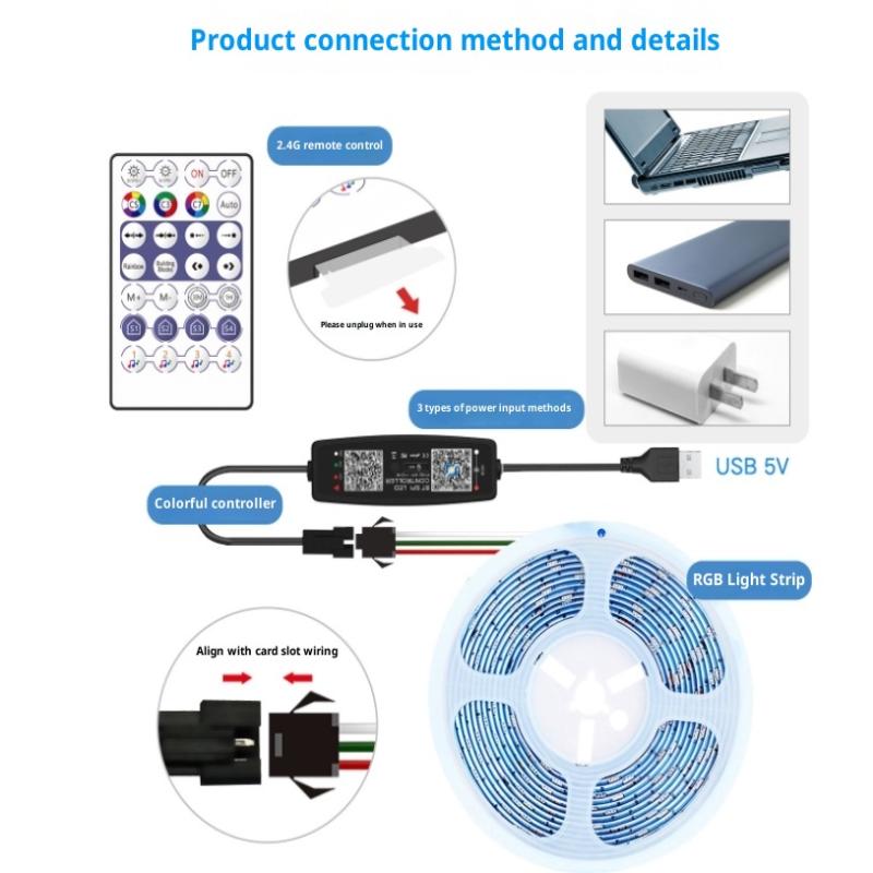WS2812B Bluetooth Music LED Co - Ws2812B Strip 5V ulasan dan harga