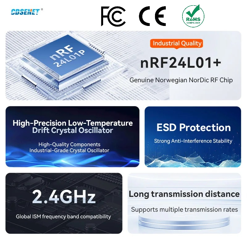 2pcs nRF24L01+ PA LNA 2.4GHz W - Nrf24L01 ulasan dan harga