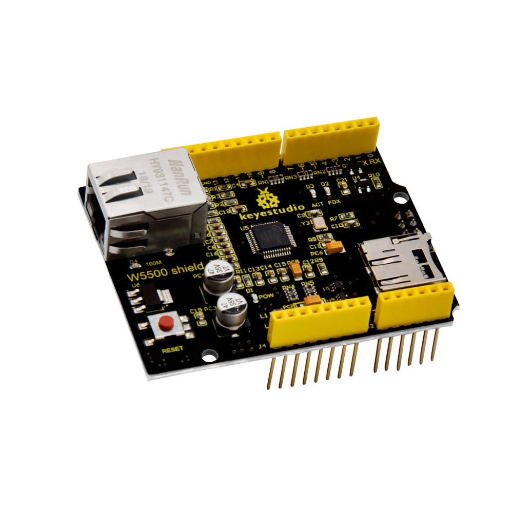 Keyestudio W5500 Ethernet Shie - Ethernet W5500 ulasan dan harga