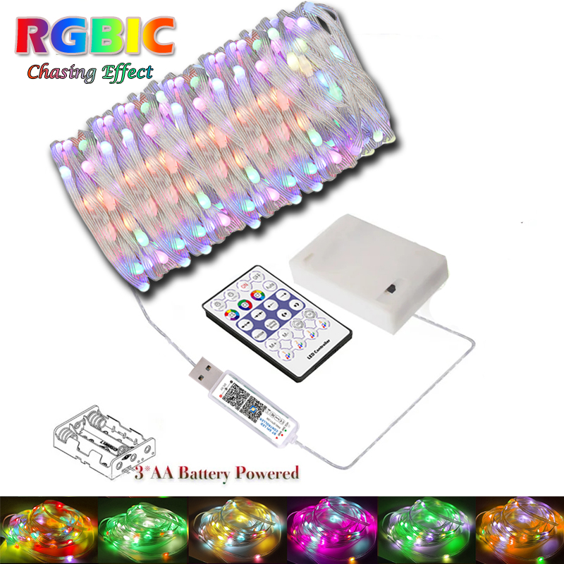 WS2812B Fairy Light String 3AA - Ws2812B ulasan dan harga