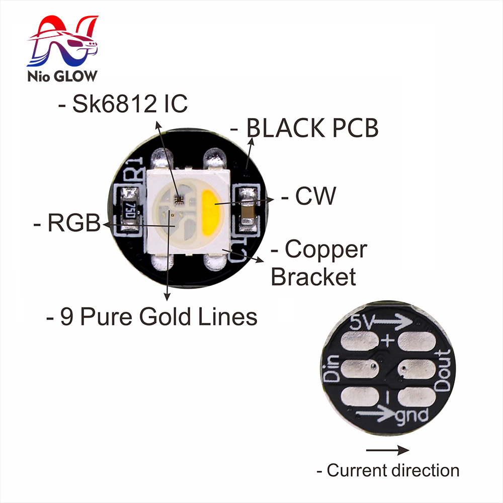 WS2812B SK6812 RGBW SMD Chips  - Ws2812B Strip 5V ulasan dan harga