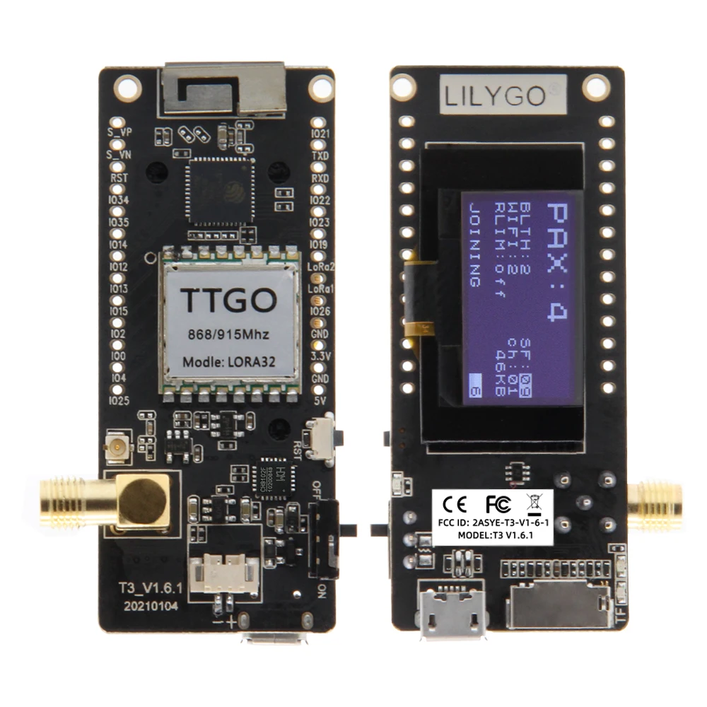 LILYGO® TTGO LoRa32 V2.1_1.6 V - Oled Display 0.96 ulasan dan harga