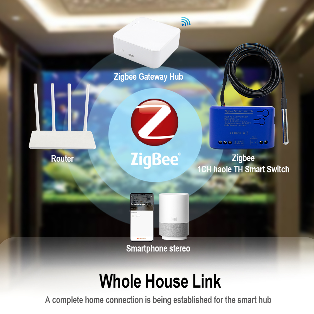 Zigbee Temperature Smart Switc - Relay Module 1 Channel ulasan dan harga