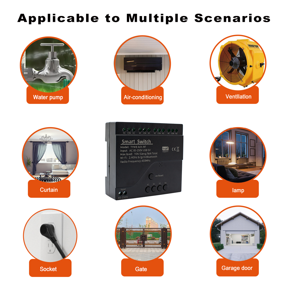4CH Tuya Smart Wifi Switch Mod - Relay Module 4 Channel ulasan dan harga
