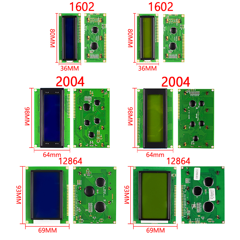 LCD Module Blue Green Screen F - Lcd 1602 ulasan dan harga