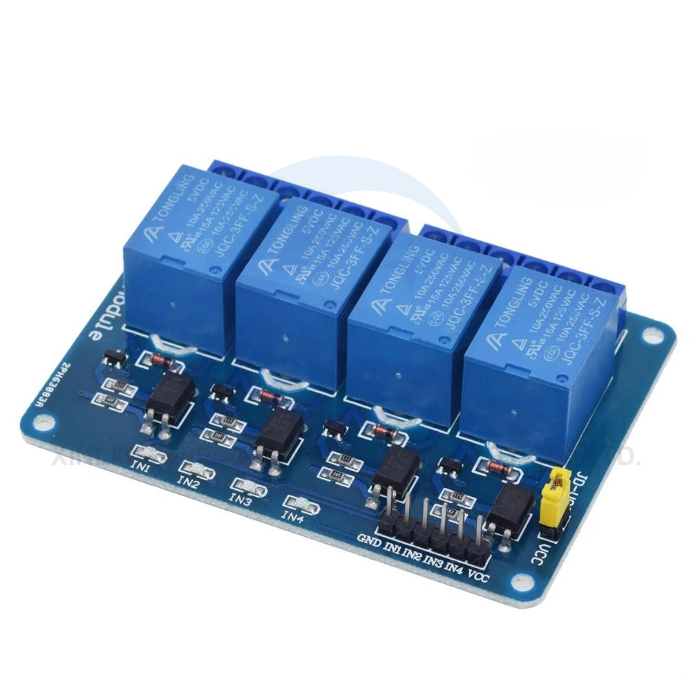5/12V 1/2/4/6/8 Channel Relay  - Relay Module 4 Channel ulasan dan harga