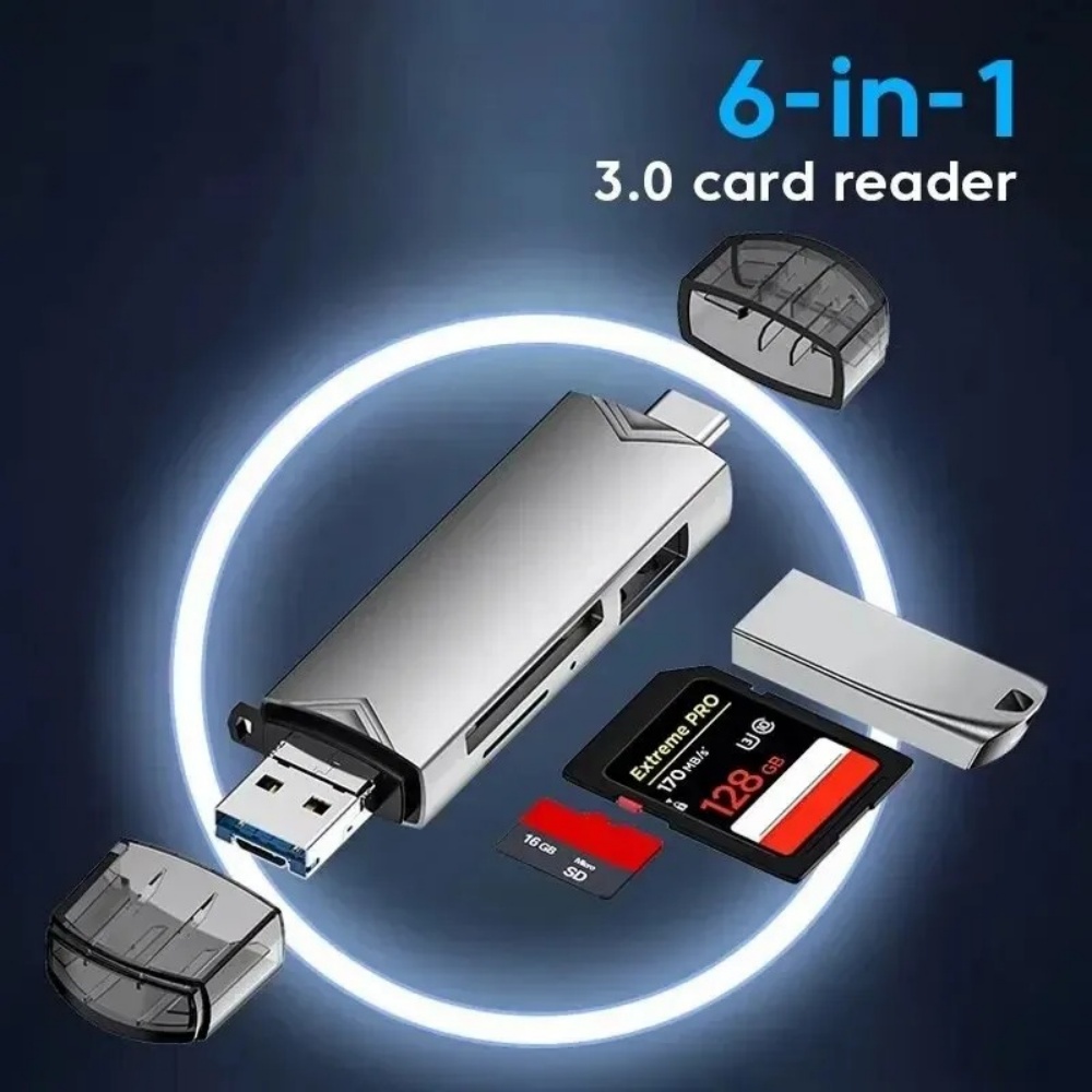 6‑in‑1 USB 3.0 OTG Card Reader - Sd Card Module ulasan dan harga