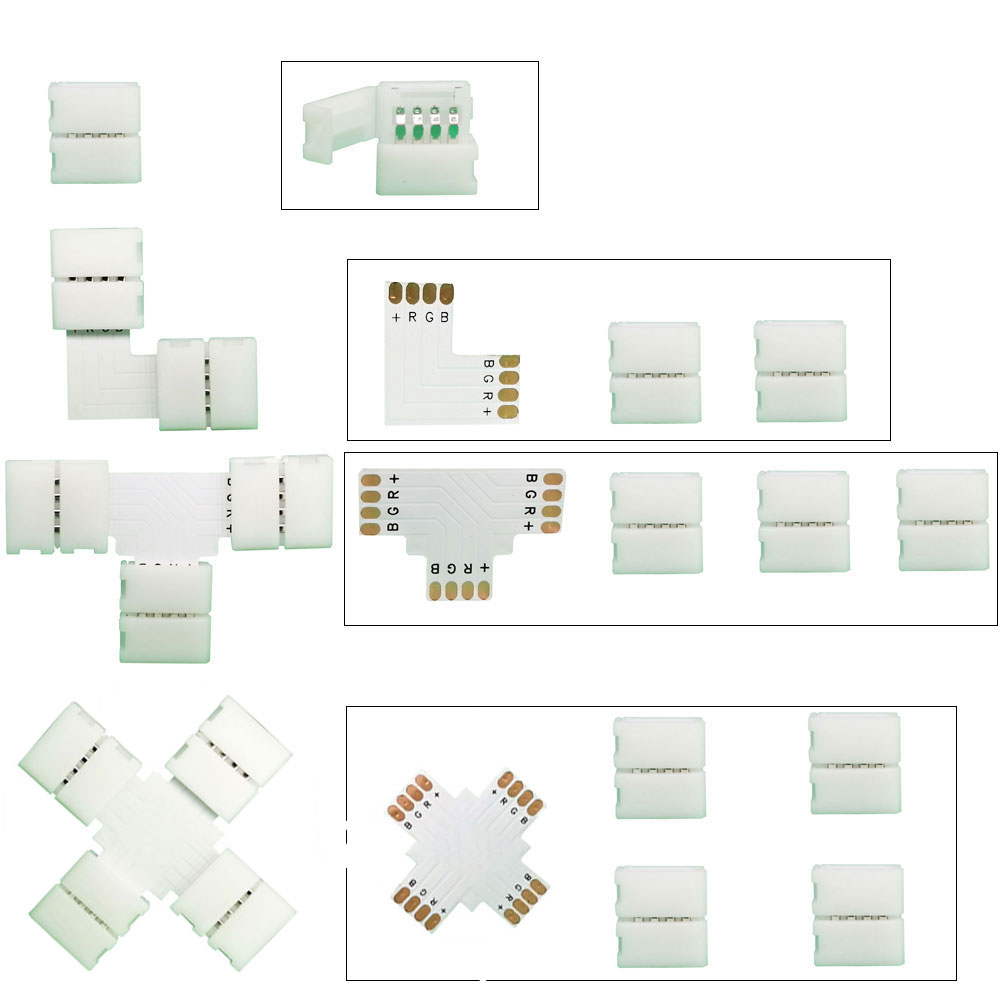 5PCS 10mm L / T / X Shape Conn - Ws2812B ulasan dan harga
