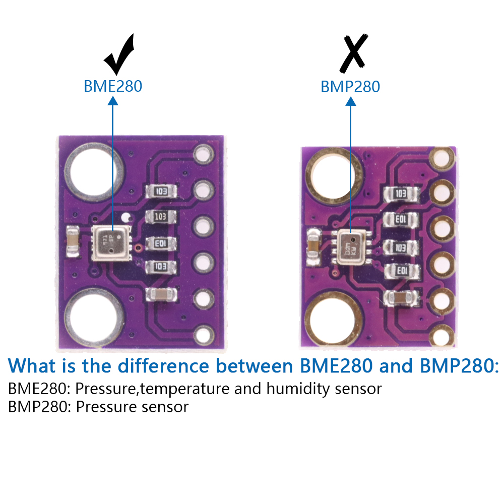 3in1 BME280 3.3V BMP280 5V Dig - Bme280 ulasan dan harga