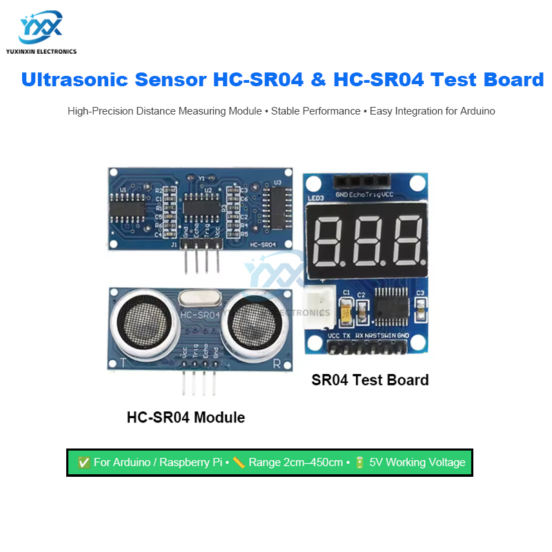 Ultrasonic Sensor HC-SR04 HCSR - Ultrasonic Sensor Hc-Sr04 ulasan dan harga