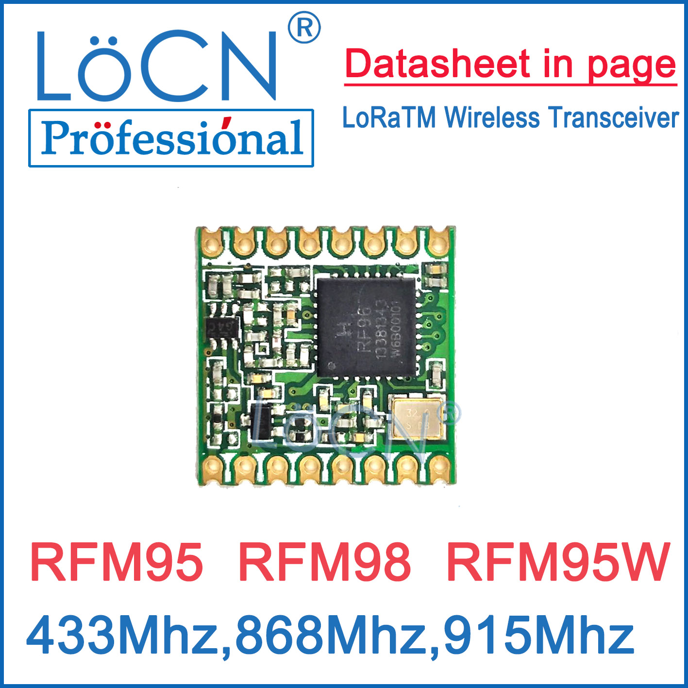 5pcs RFM95 RFM98 RFM96 RFM95W  - Lora Rfm95 ulasan dan harga