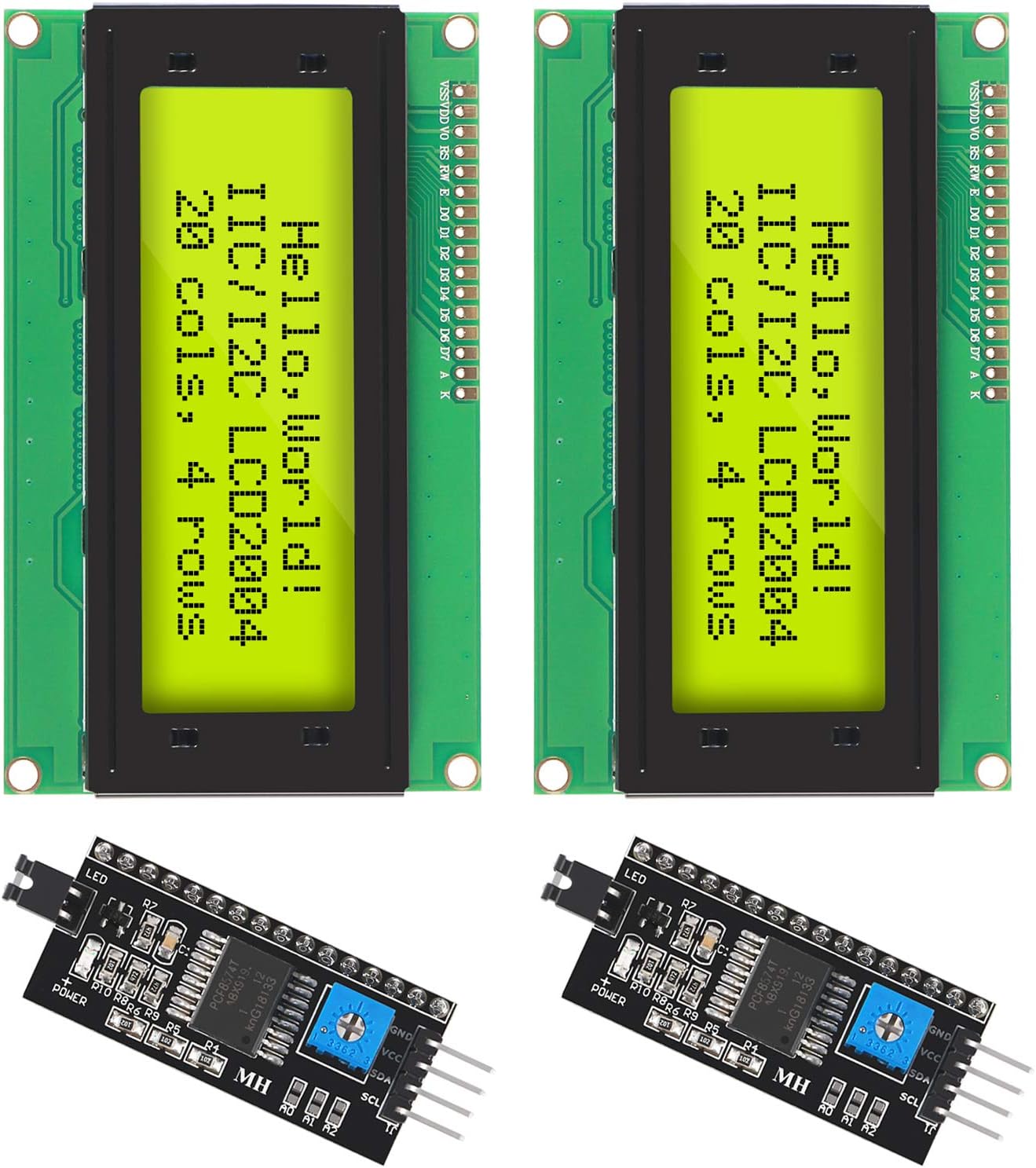 2PCS IIC I2C TWI Serial LCD 20 - Lcd 1602 ulasan dan harga