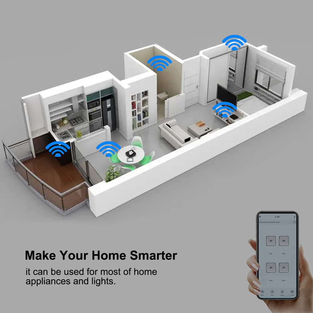 Smart Switch 4CH Relay Module  - Relay Module 4 Channel ulasan dan harga