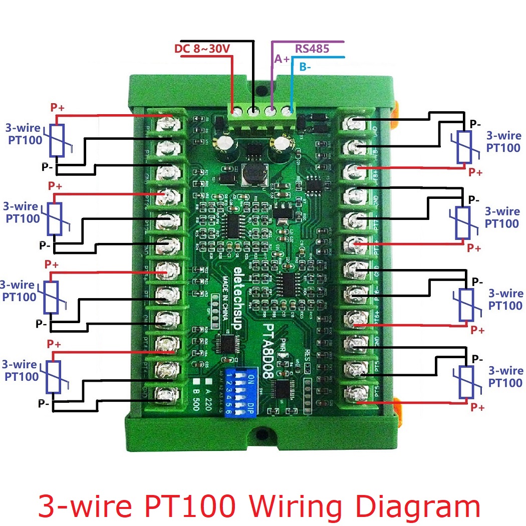 RS485 Temperature Sensor Acqui - Ds18B20 ulasan dan harga