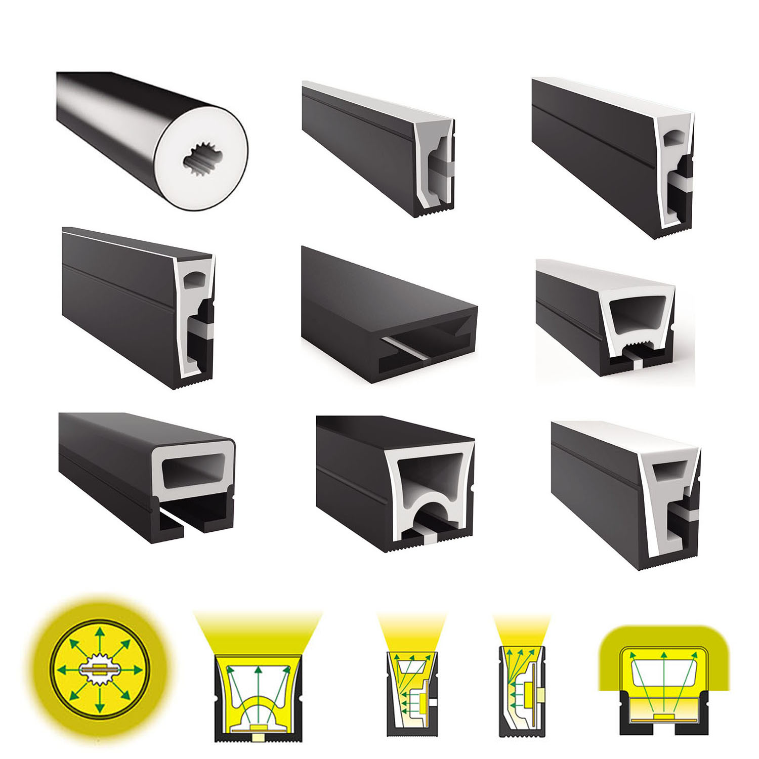 WS2812B WS2811 LED Neon Rope T - Ws2812B Strip 5V ulasan dan harga