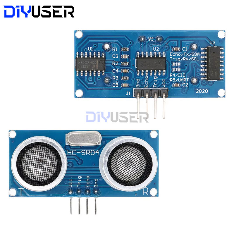 DIYUSER 2pcs Ultrasonic Module - Ultrasonic Sensor Hc-Sr04 ulasan dan harga
