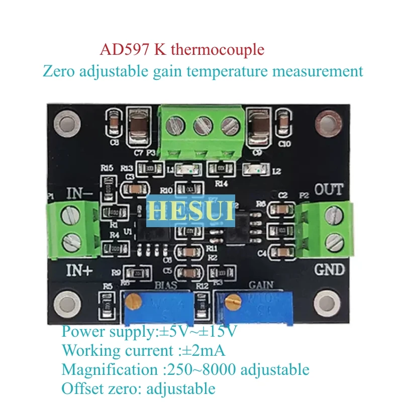 K-type thermocouple amplifier  - Thermocouple Module K Type ulasan dan harga